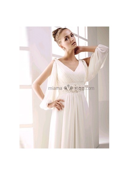 empire waist greek goddess wedding dresses