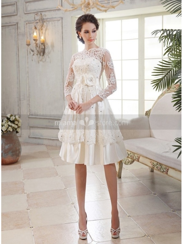 Boho Wedding Dress with Empire Waist - Martina Liana Wedding Dresses