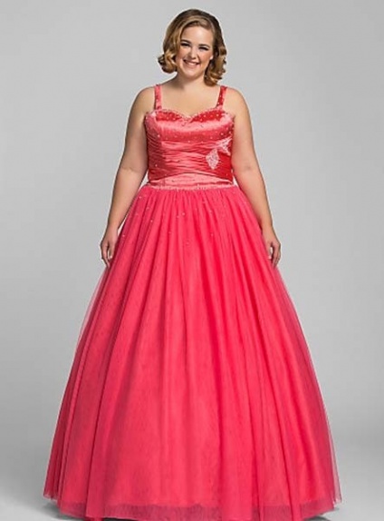 YARIN - Quinceanera dresses A-line Floor length Stretch satin Tulle Sweetheart Occasion dress