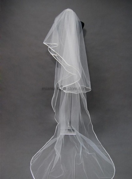 Two layers Cathedral Wedding veil