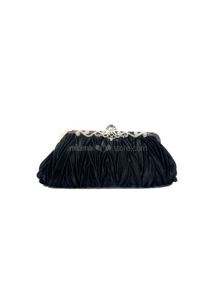 Black Stain Rhinestone Special Occasion Handbags/Clutches