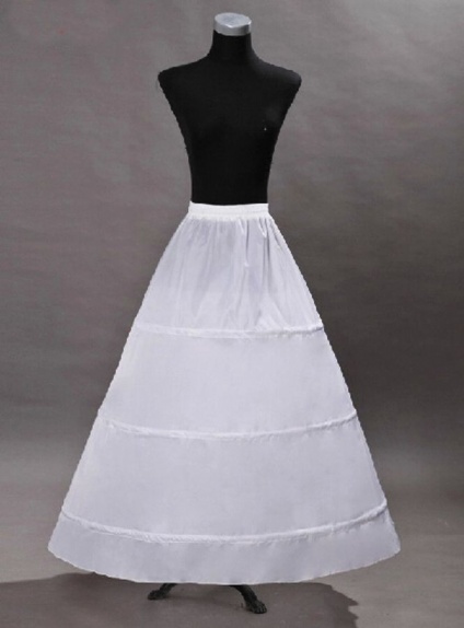 Taffeta A-Line slip Ball gown slip Full gown slip 1 Tiers Wedding petticoat