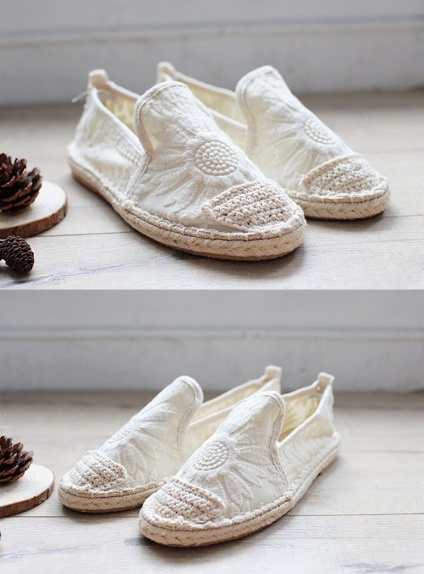 Round toe Cotton Rubber sole Wedding shoes 