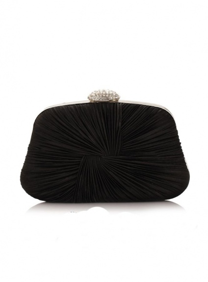Black Polyester Wedding Handbags