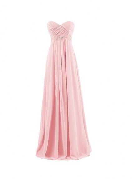 Vestito per damigella in pronta consegna rosa perla online