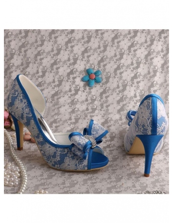scarpe cerimonia azzurre