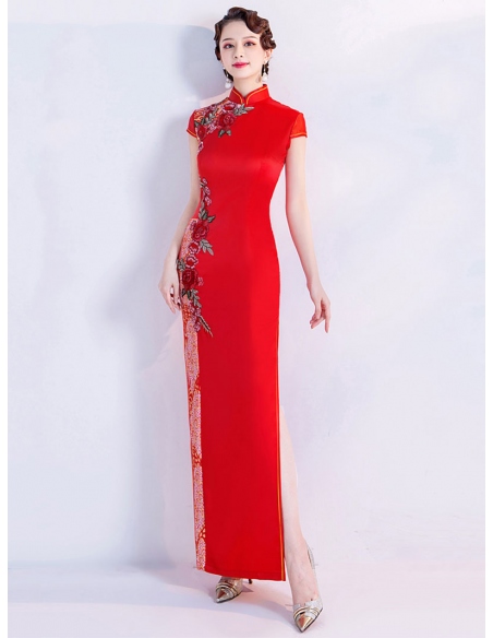 Buy ZimaesWomen Womens Fake Two Piece Chinese Style Chinese Gown Elegant Long  Dress Xs XSmall White at Amazonin