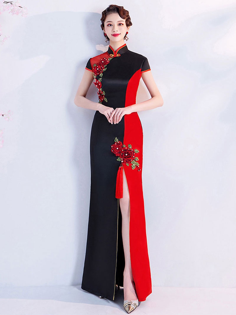 Wedding dress Sleeve Cheongsam Mandarin collar, chinese wedding, wedding,  textile, bride png | PNGWing