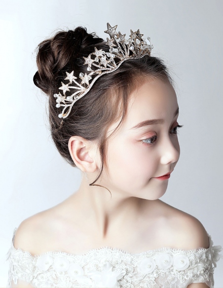 Corona diva stelle principessa per prima comunione bambina