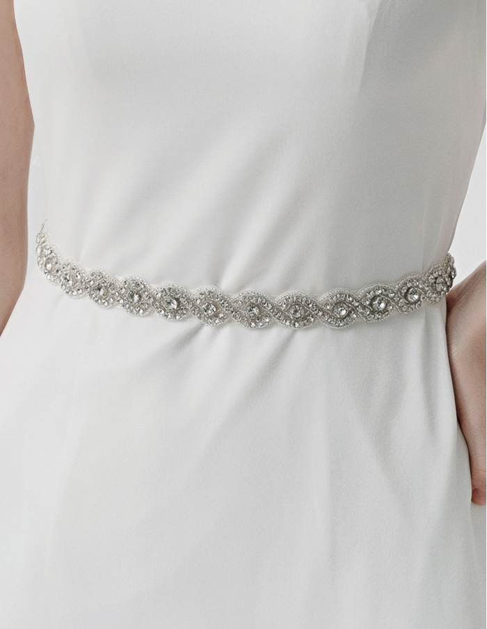 Jewel bridal belt